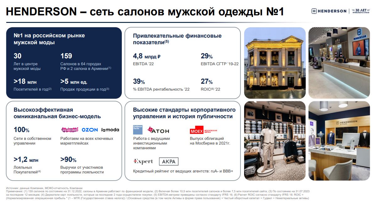 Henderson — МСФО и РСБУ